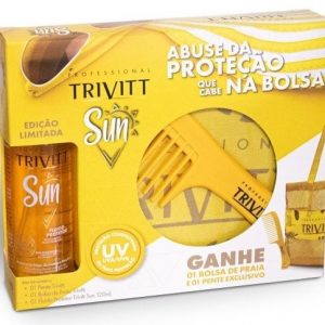 Kit Trivitt Sun Fluido Protetor com brindes em oferta da loja Profissional Shop